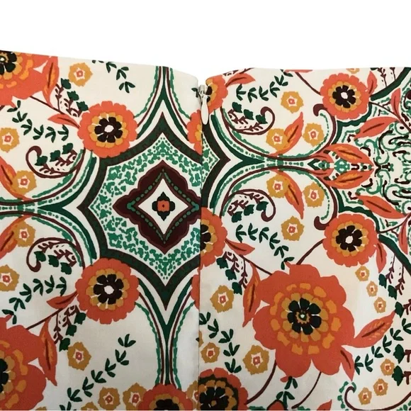 NWOT Anthropologie Cecily Orange Dress Size L - Picture 4 of 9